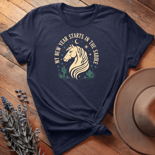 My New Year Starts In The Saddle 1 - Navy