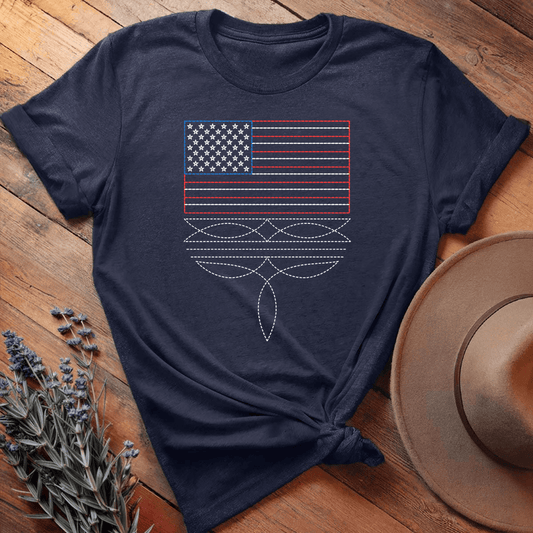 Stitching Flag - Navy