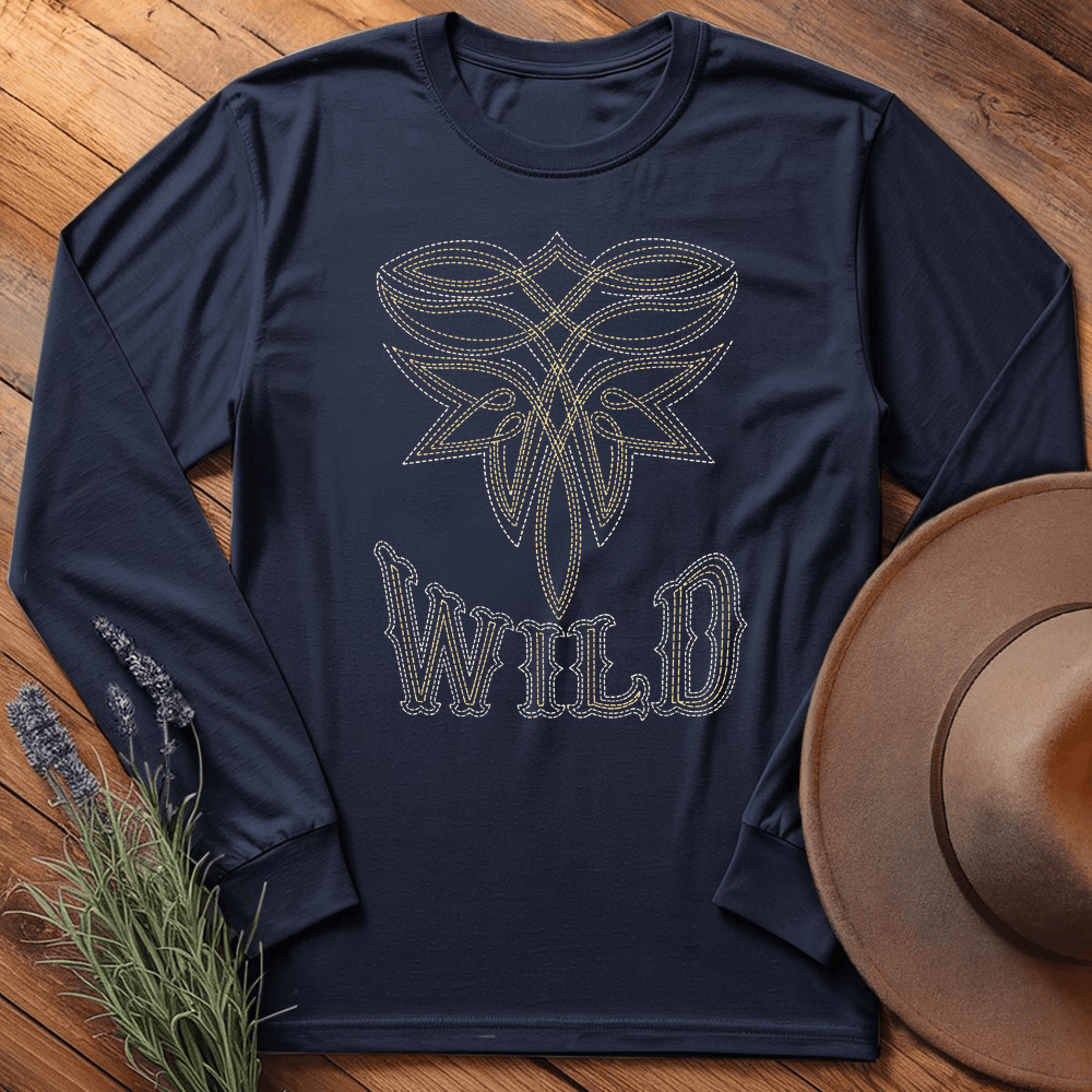 Stitching Wild - Long Sleeve - Navy