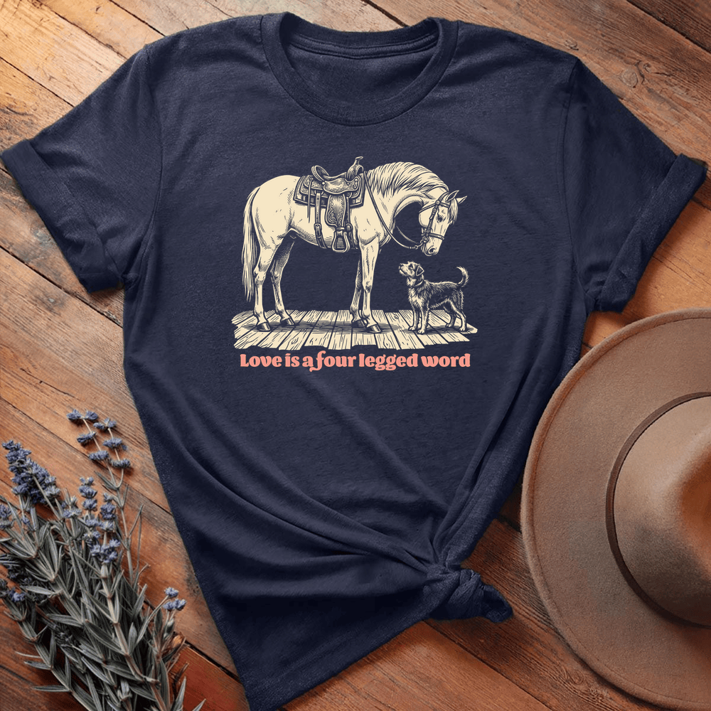 Vintage Horse Dog 10 - Navy