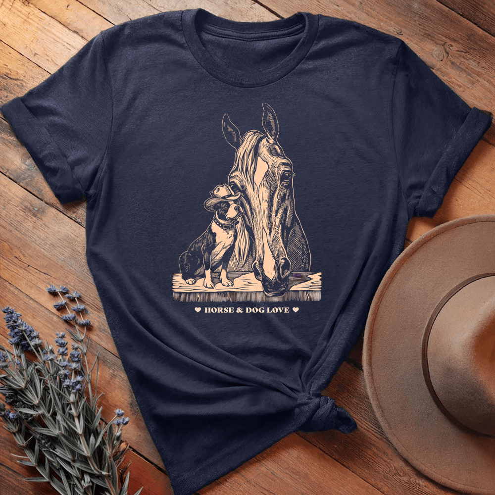 Vintage Horse Dog 9 - Navy