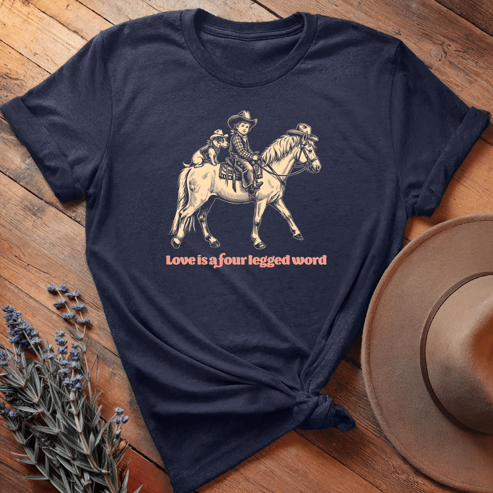 Vintage Horse Dog 8 - Navy