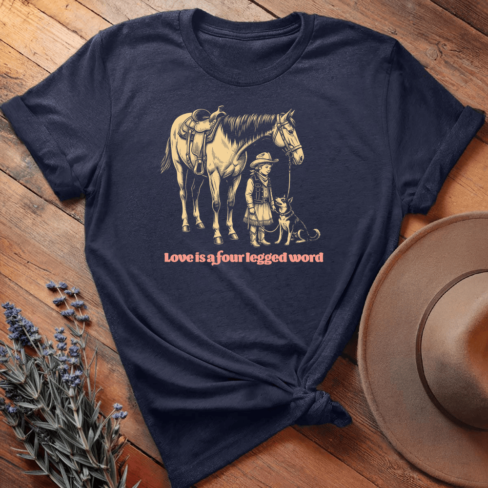 Vintage Horse Dog 6 - Navy