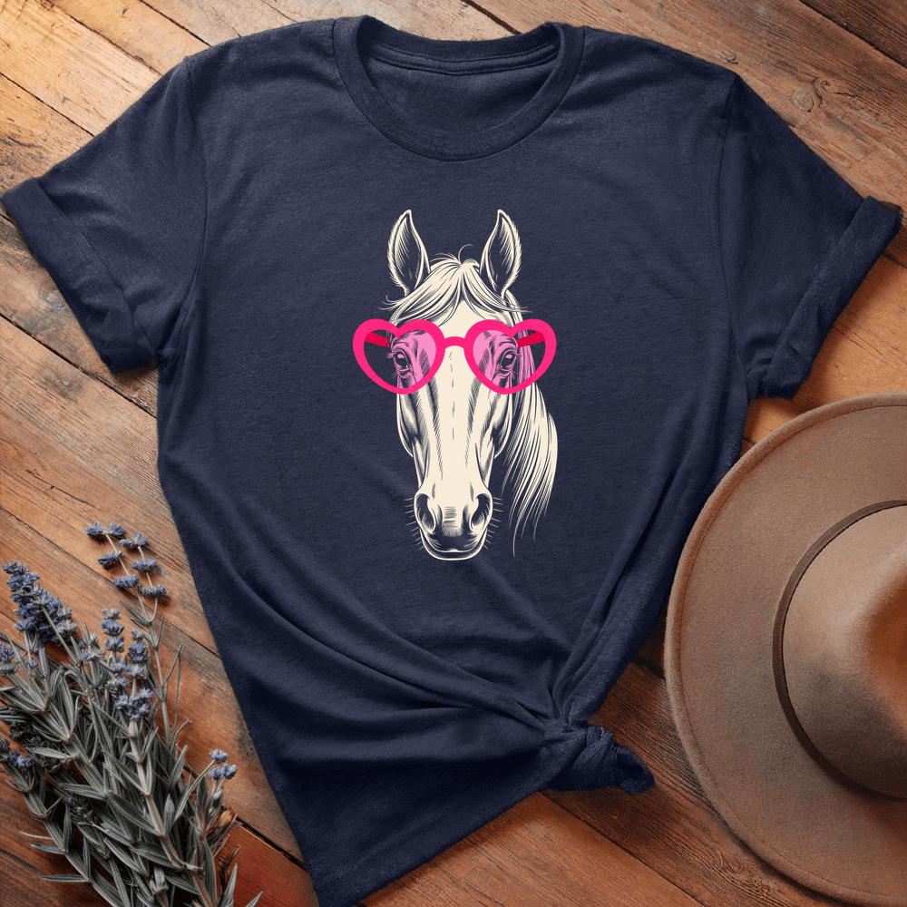 Valentine Love Glasses - Navy