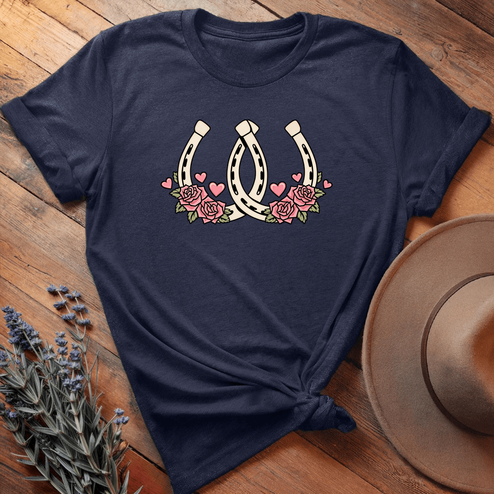 Valentine 2horseshoes Love Art Light - Navy