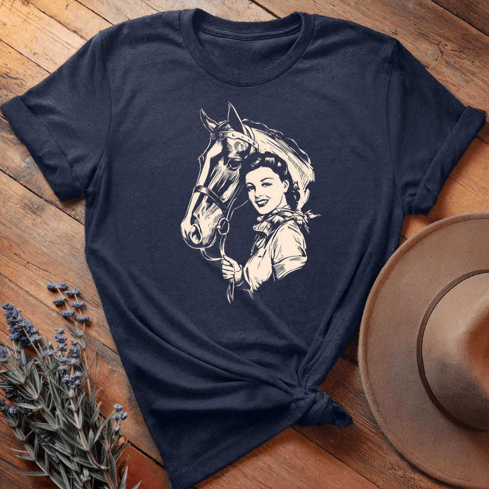 Vintage Art 4 - Premium Lightweight Tee - Navy