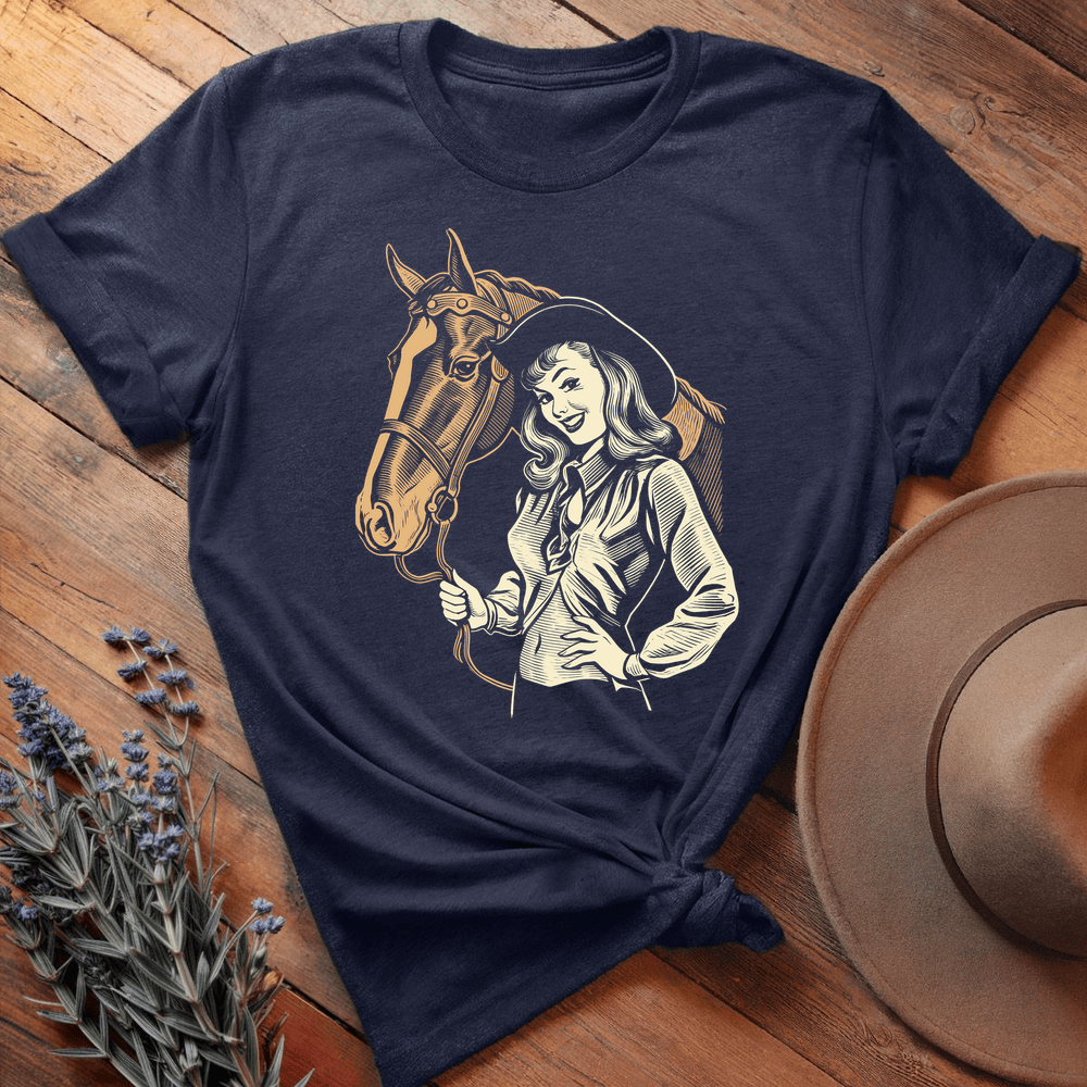 Vintage Art 9 - Premium Lightweight Tee - Navy