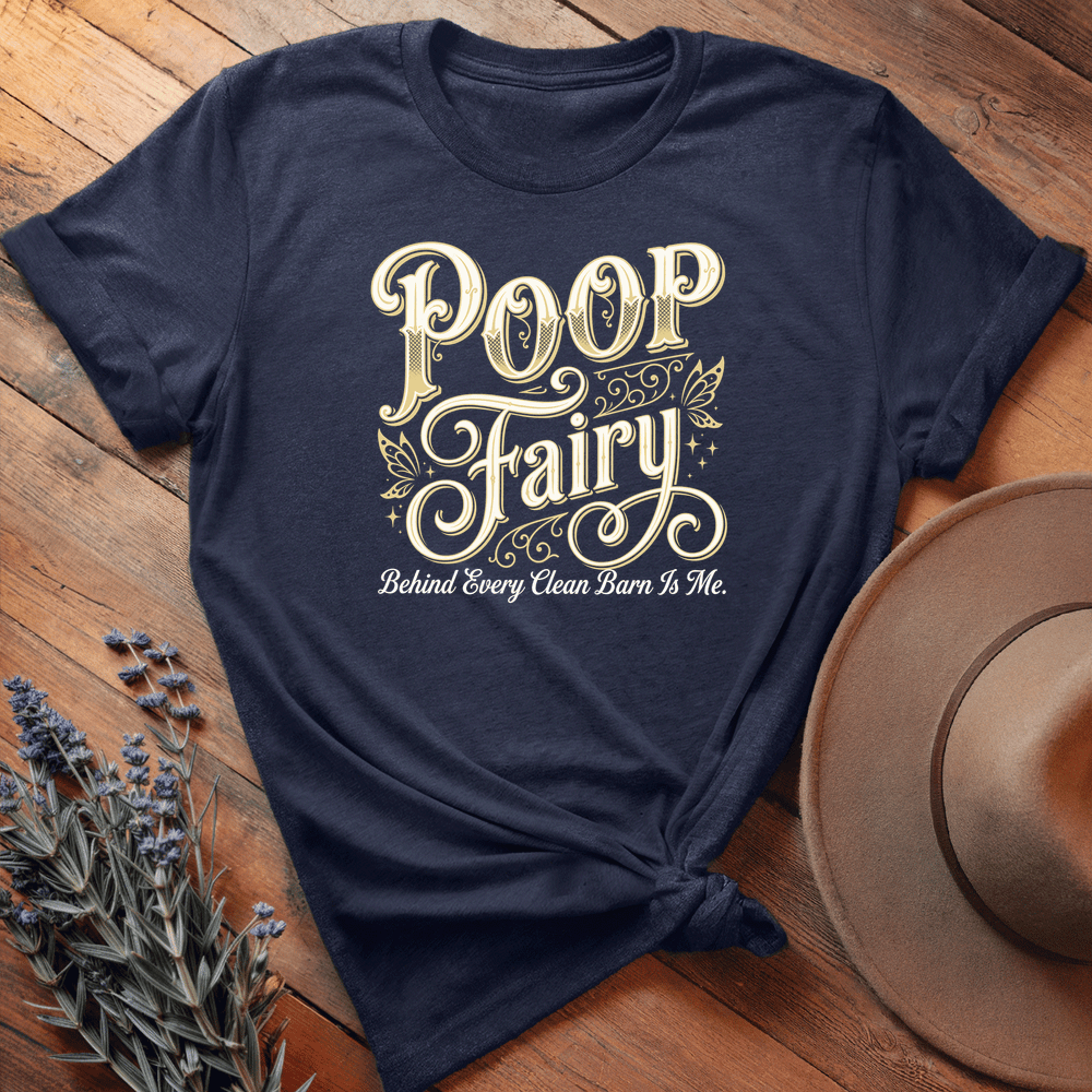 Poop Fairy - Premium Lightweight Tee - Navy