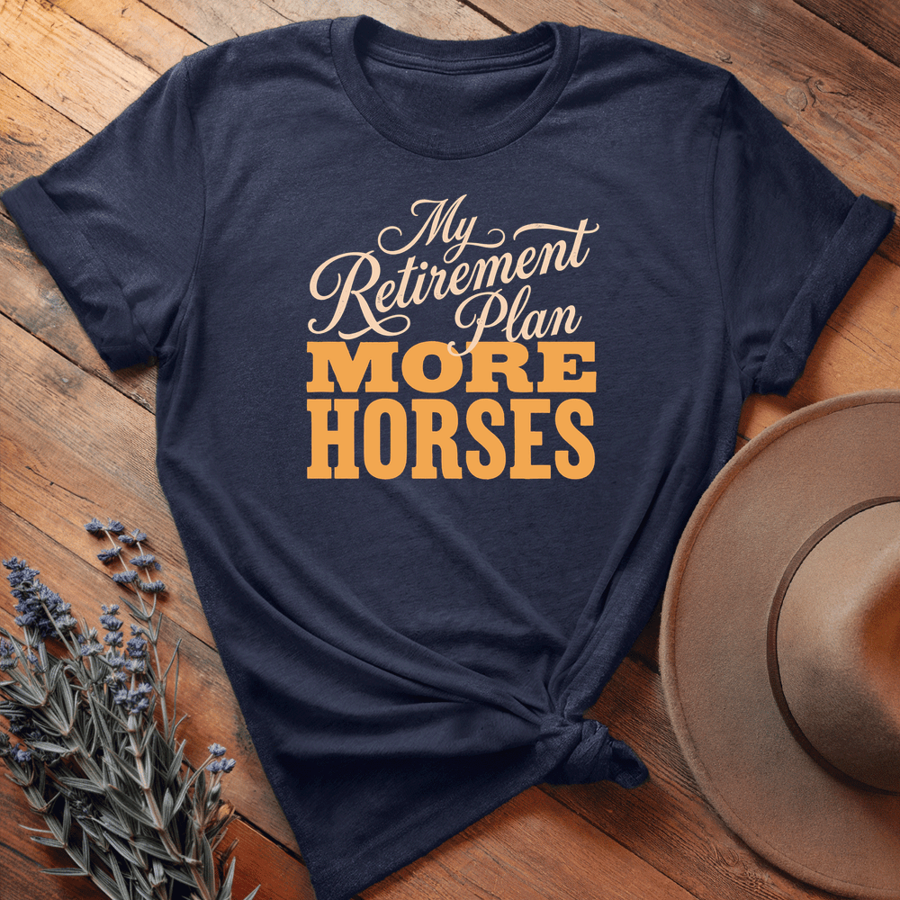 Retirement Plan - Premium Lightweight Tee - Navy