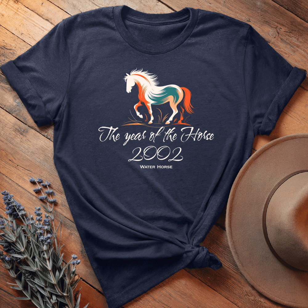 Year Of The Horse 2002 - Lightweight Tee - Navy
