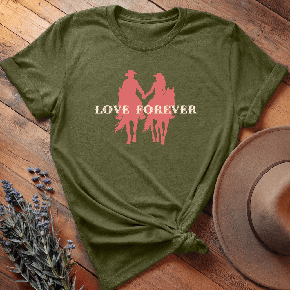 Valentine Couple Riders Art Light - Olive