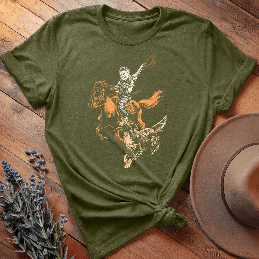 Vintage Art 10 - Premium Lightweight Tee - Olive