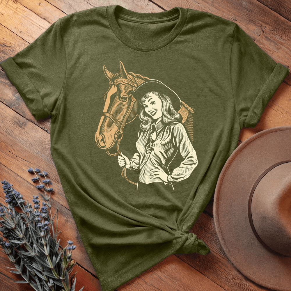 Vintage Art 9 - Premium Lightweight Tee - Olive