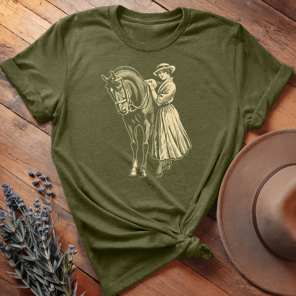 Vintage Art 1 - Premium Lightweight Tee - Olive