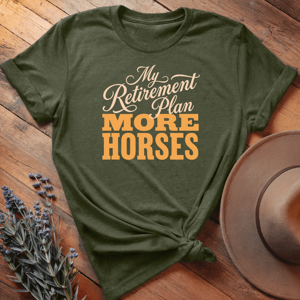 Retirement Plan - Premium Lightweight Tee - Olive