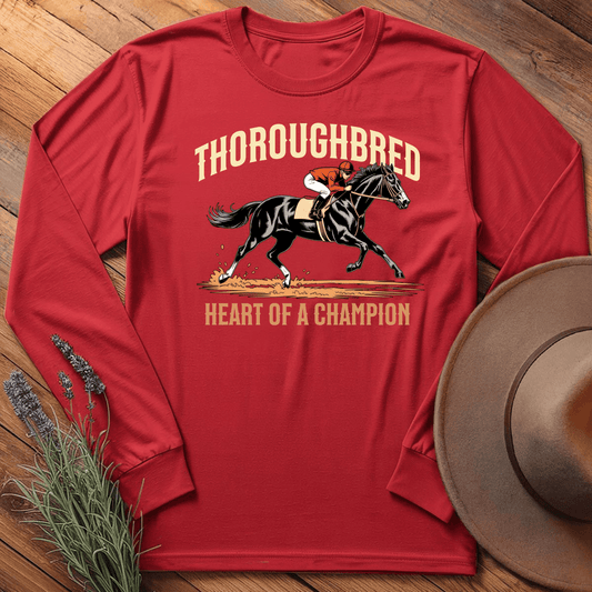 Breed Spirit, Thoroughbred - Long Sleeve - Red