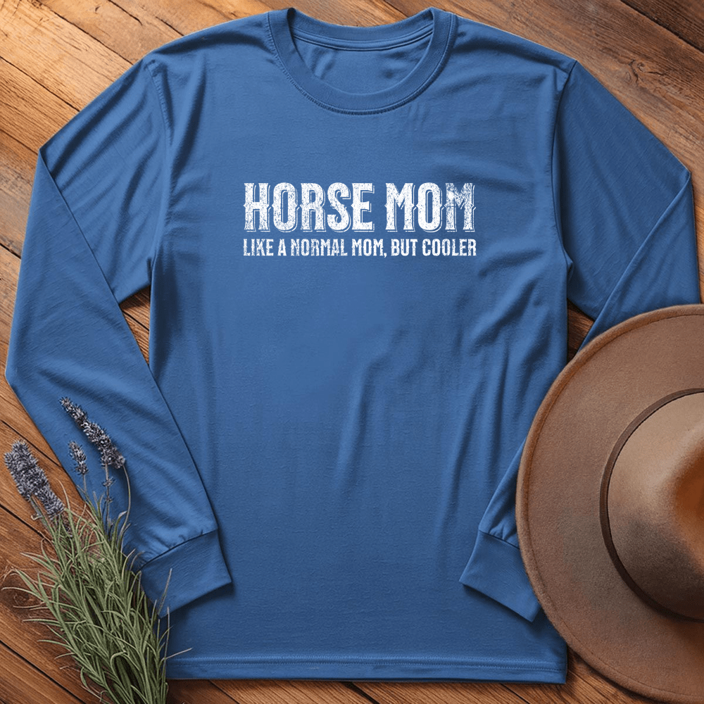 Horse Mom - Long Sleeves - Royal