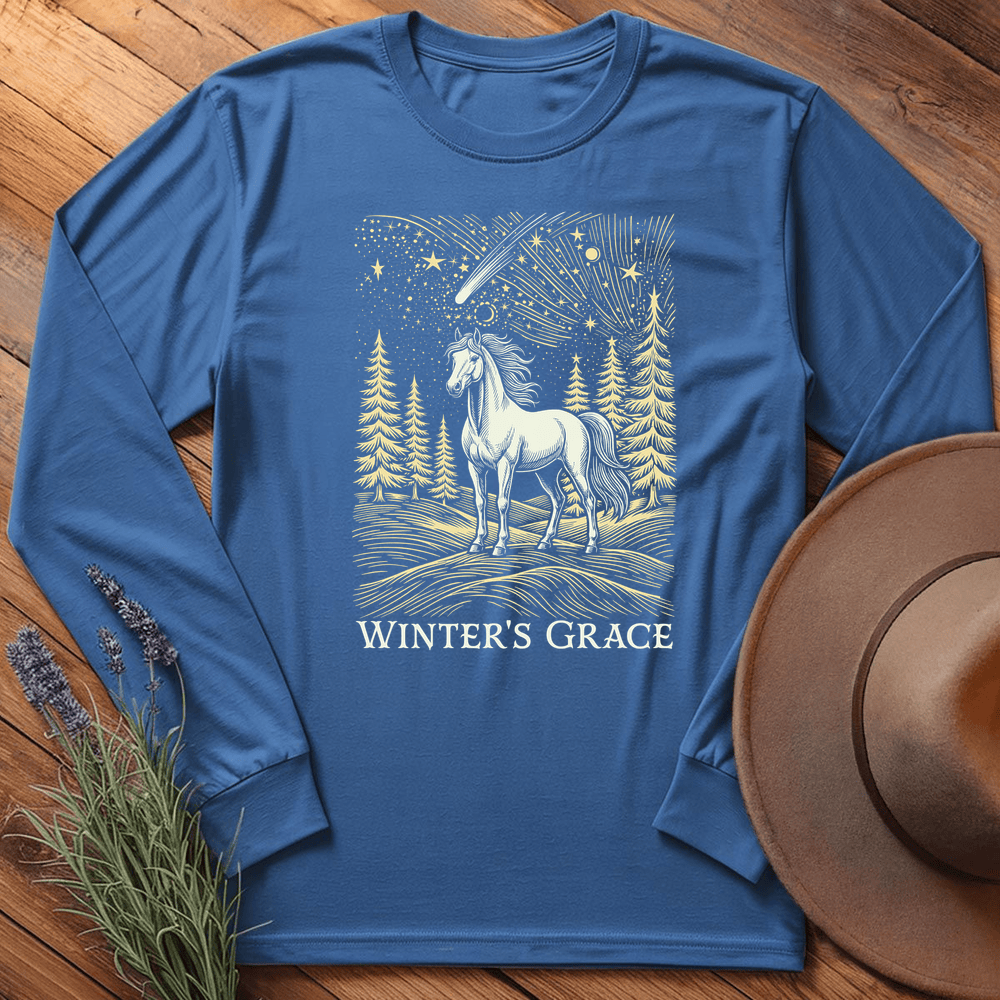 Winter's Grace - Long Sleeve - Royal