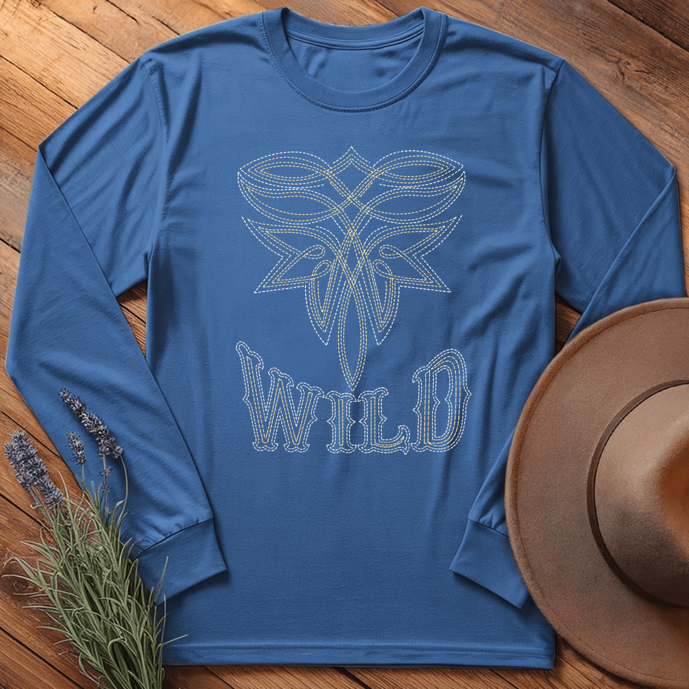 Stitching Wild - Long Sleeve - Royal