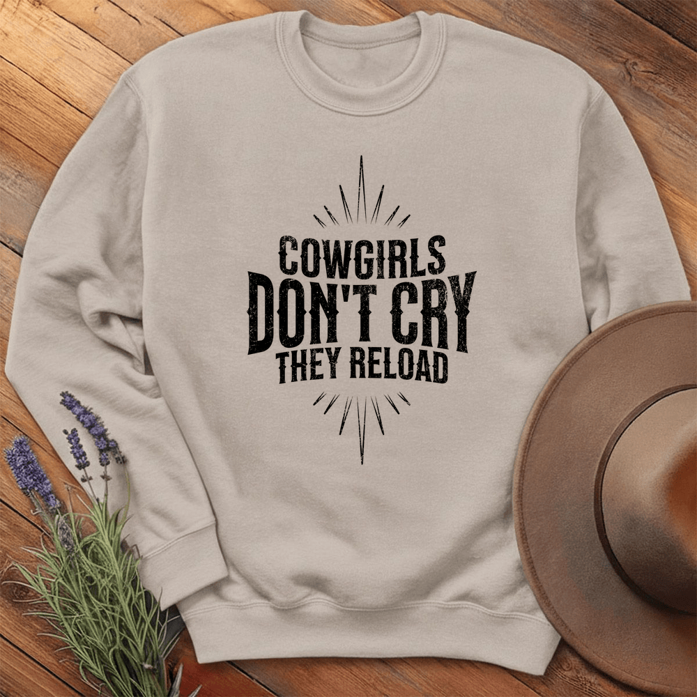 Cowgirls don't cry - Sweatshirt - Sand