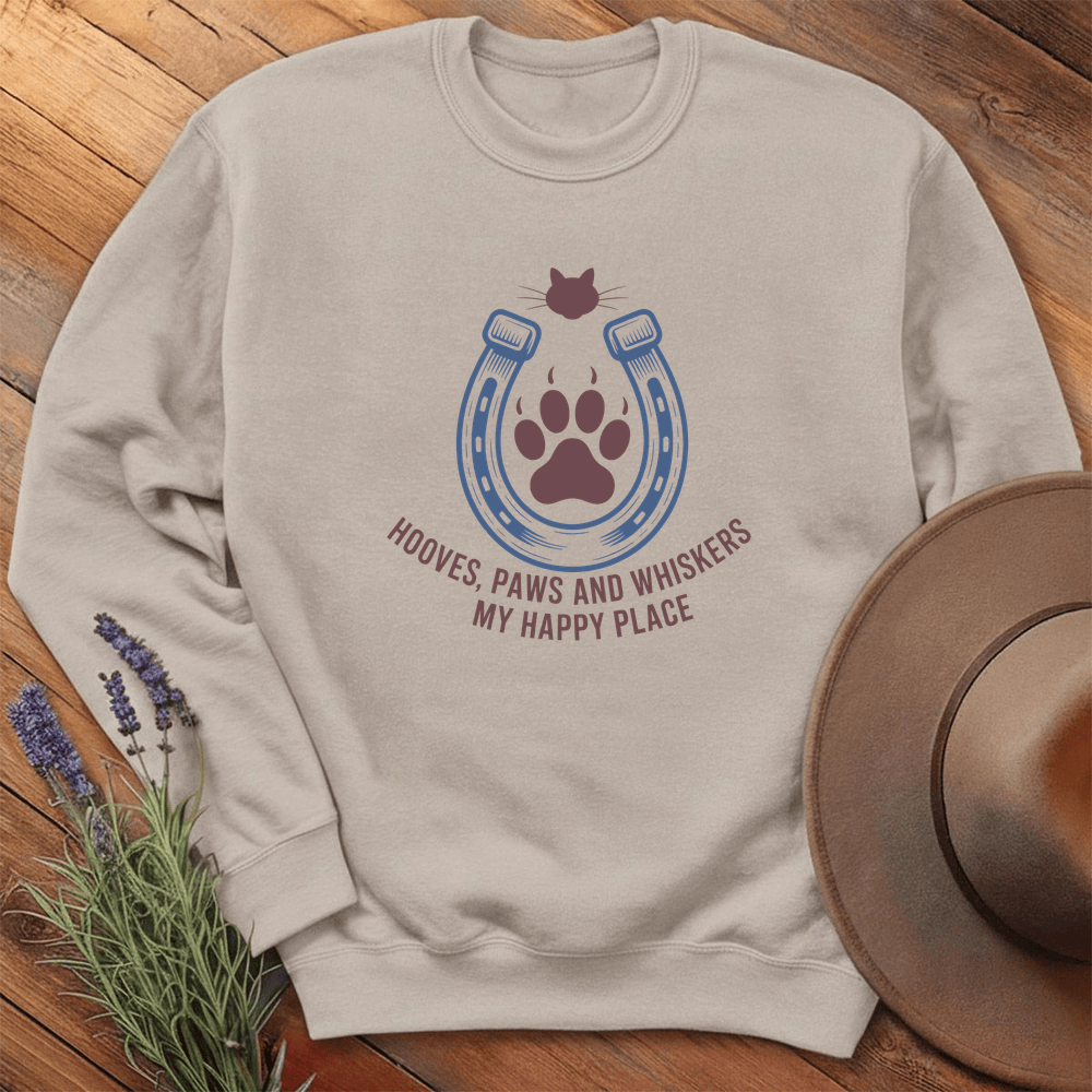 My Happy Place - Sweatshirt - Sand