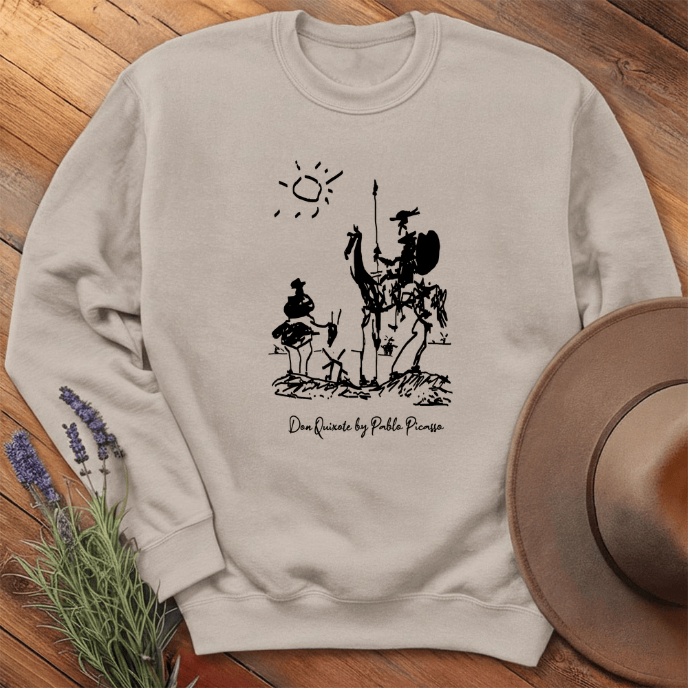 Don Quixote Art - Sweatshirt - Sand
