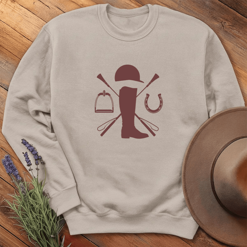 Equestrian boot - Sweatshirt - Sand