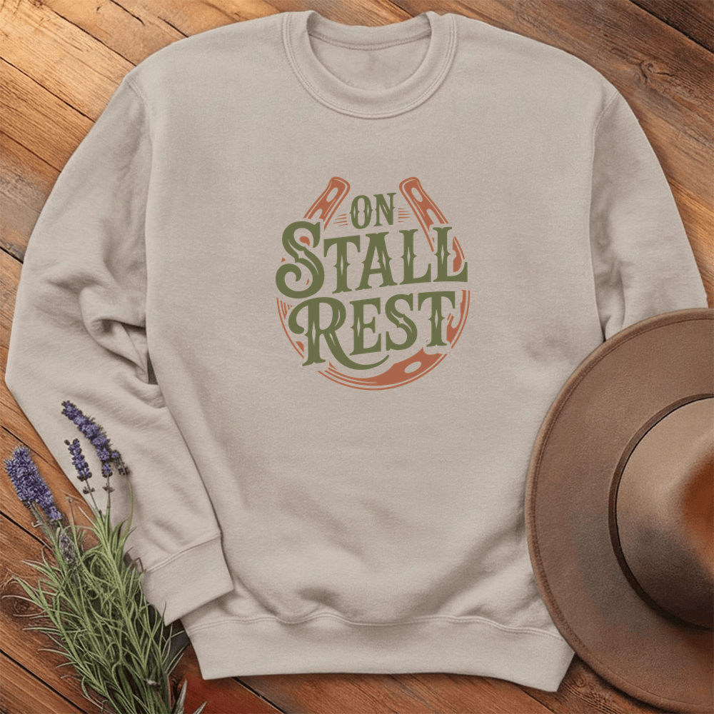On Stall Rest - Sweatshirt - Sand