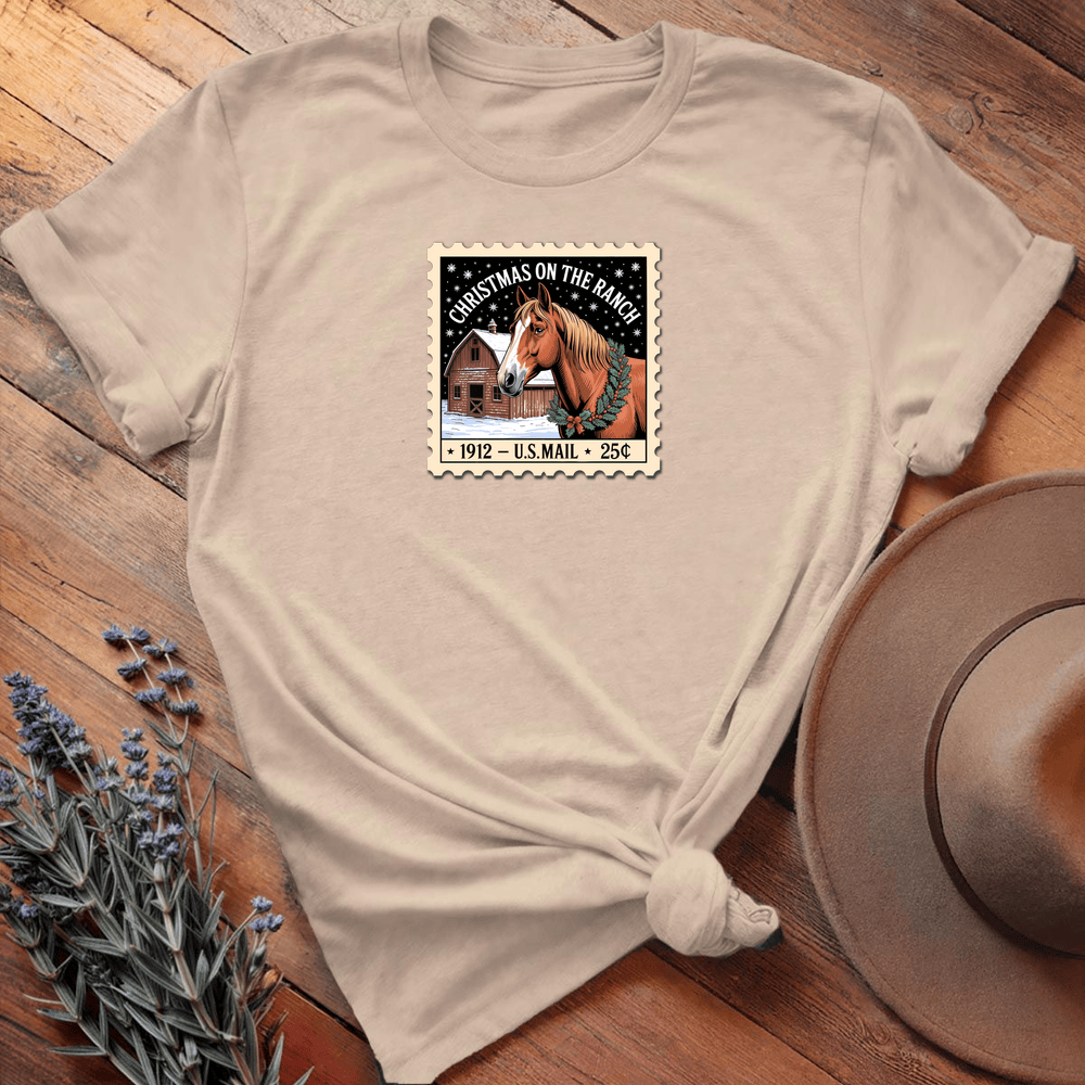 Xmas Christmas Stamp 4 - Sand