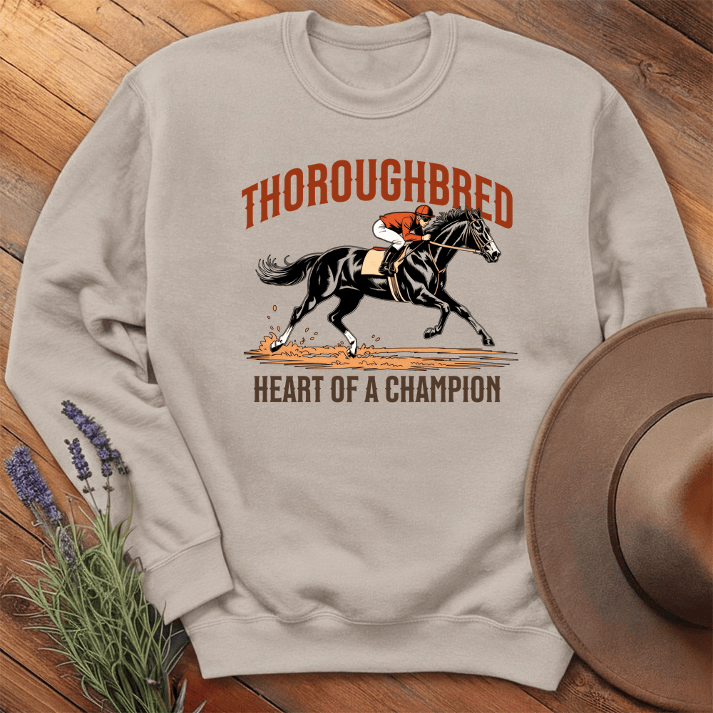 Breed Spirit, Thoroughbred - Sweatshirt - Sand