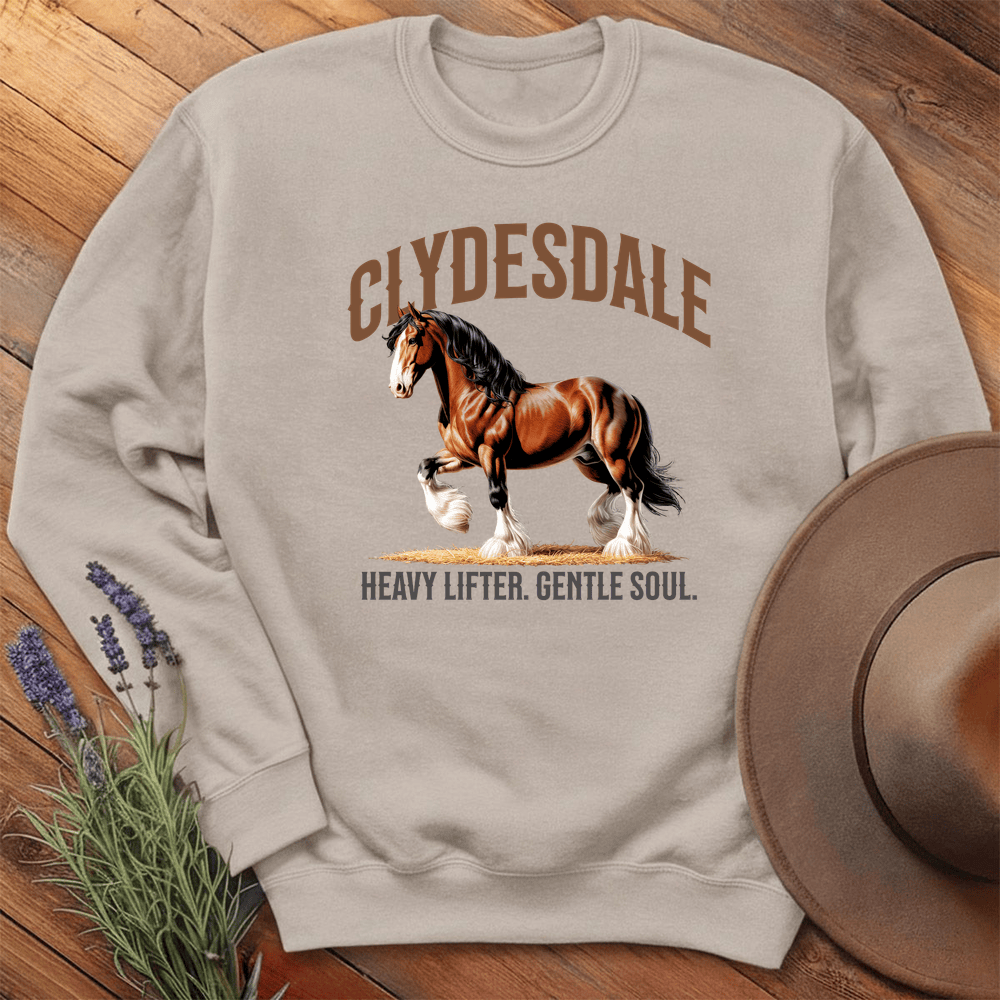 Breed Spirit, Clydesdale - Sweatshirt - Sand