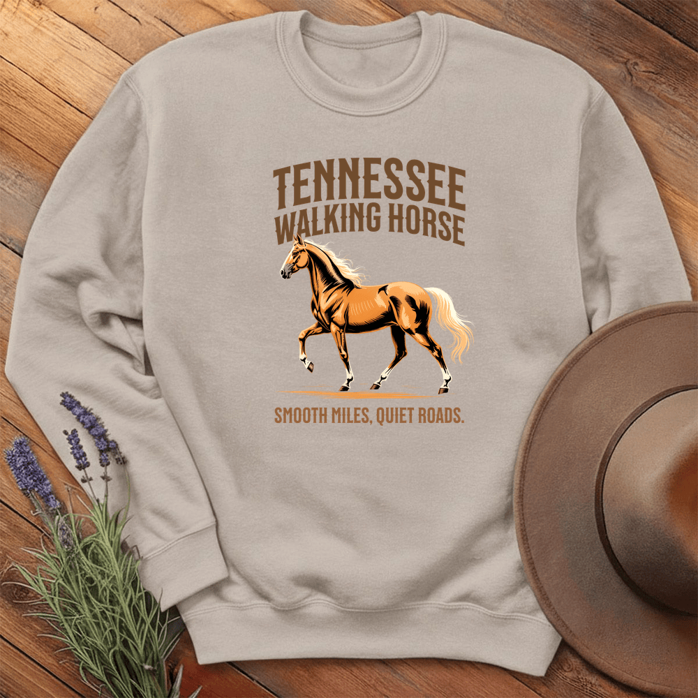 Breed Spirit, Tennessee Walking Horse - Sweatshirt - Sand