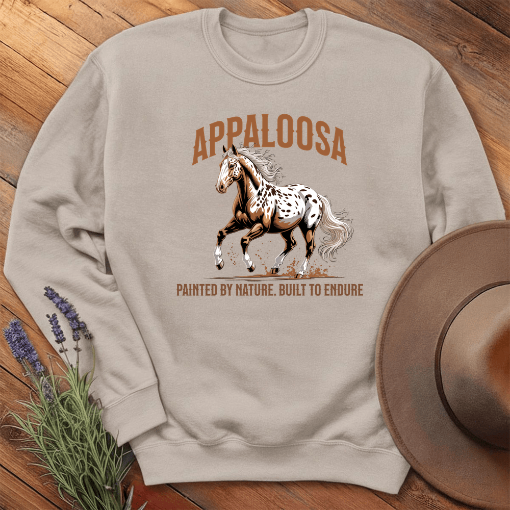 Breed Spirit, Appaloosa  - Sweatshirt - Sand