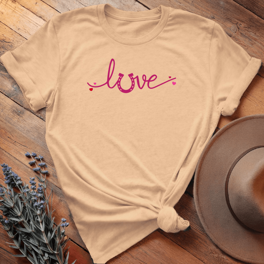 Horse Love - Premium Lightweight Tee - Soft Cream