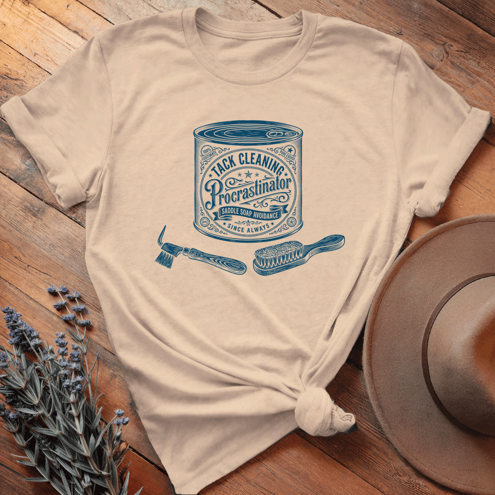 Tack Cleaning Procrastinator 2 - Premium Lightweight Tee - Soft Cream
