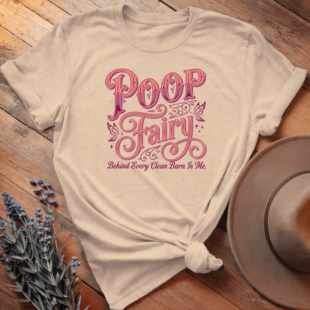 Poop Fairy - Premium Lightweight Tee - Soft Cream