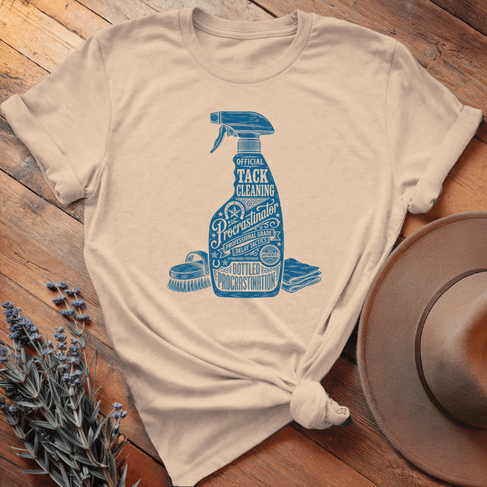 Tack Cleaning Procrastinator 1 - Premium Lightweight Tee - Soft Cream