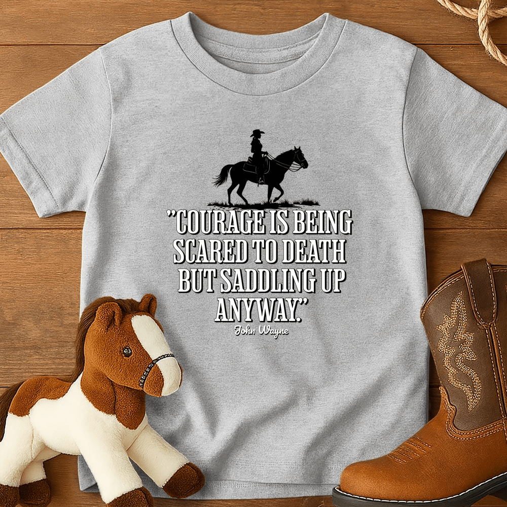 John Wayne - Youth Shirt - Sport Grey