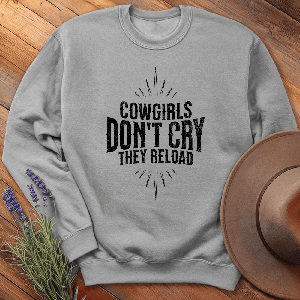 Cowgirls don't cry - Sweatshirt - Sport Grey