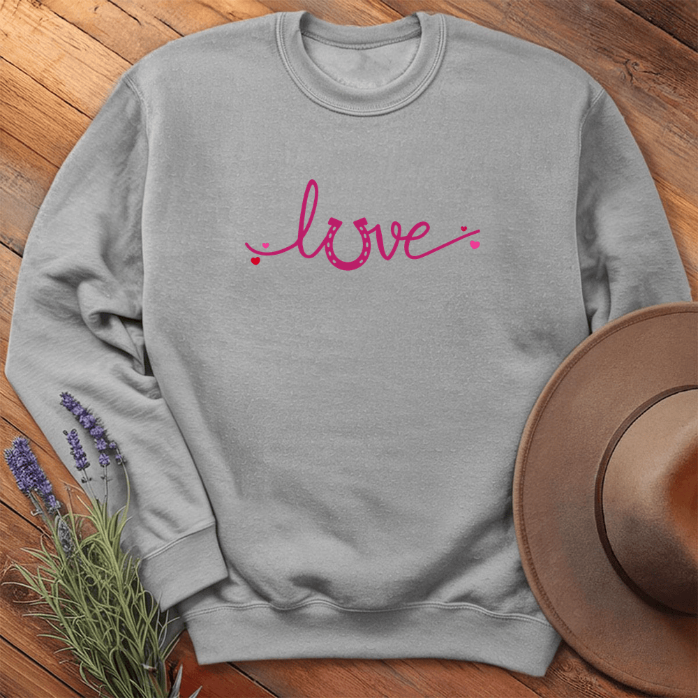Horse Love - Sweatshirt - Sport Grey