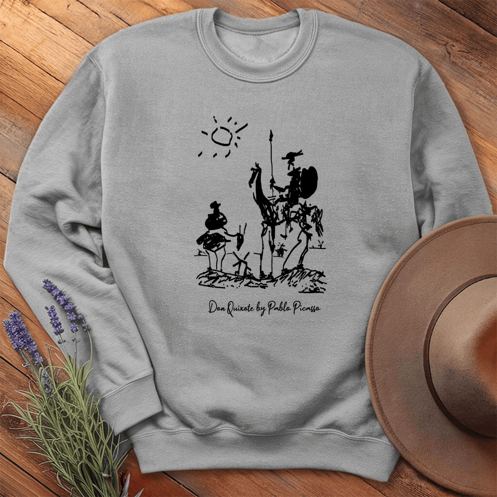 Don Quixote Art - Sweatshirt - Sport Grey