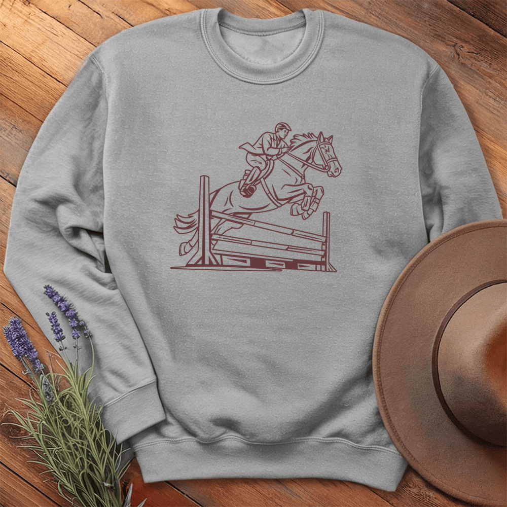 Equestrian jump 2 - Sweatshirt - Sport Grey