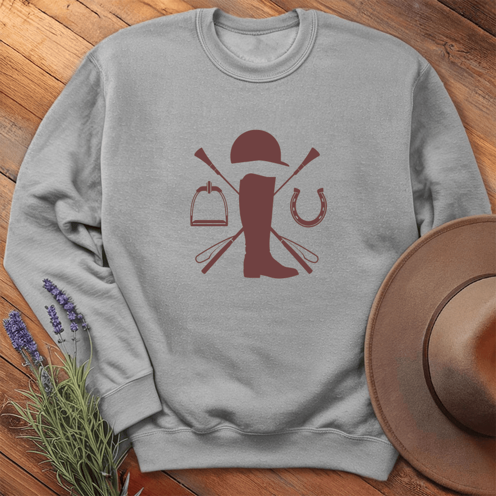 Equestrian boot - Sweatshirt - Sport Grey