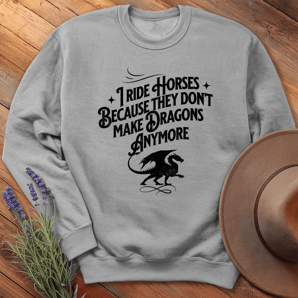 I ride Dragons... - Sweatshirt - Sport Grey