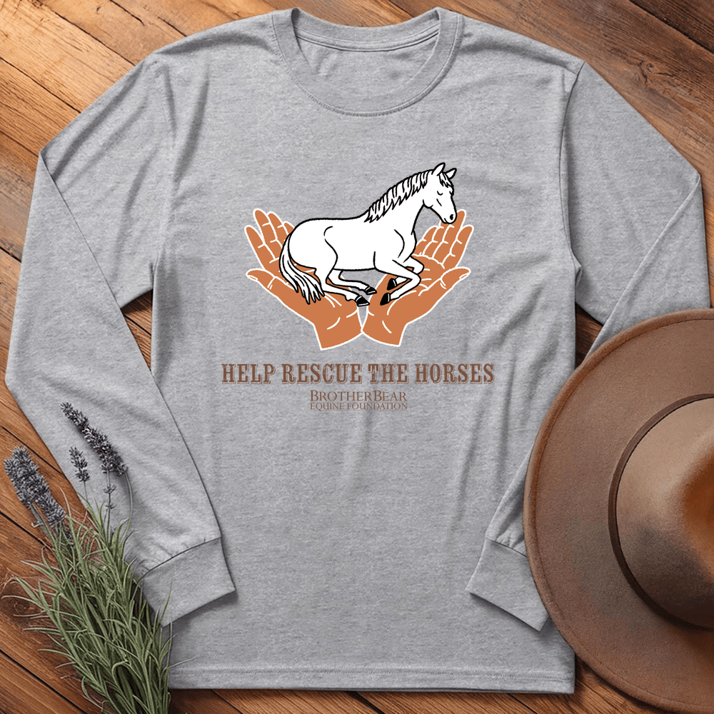 Brother Bear Shirt 1 - Long Sleeve - Sport Grey