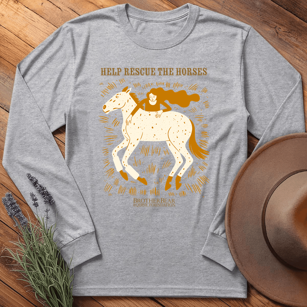 Brother Bear Shirt 3 - Long Sleeve - Sport Grey