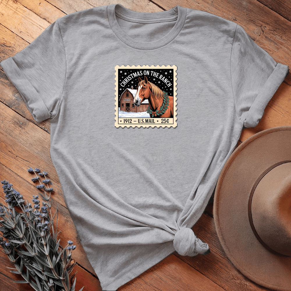 Xmas Christmas Stamp 4 - Sport Grey