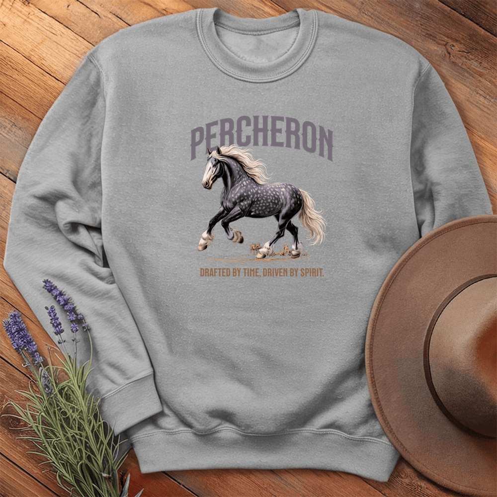 Breed Spirit, Percheron - Sweatshirt - Sport Grey