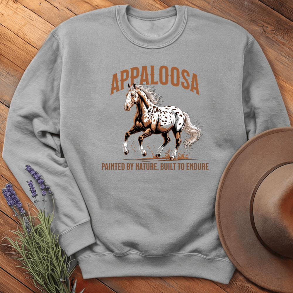 Breed Spirit, Appaloosa  - Sweatshirt - Sport Grey