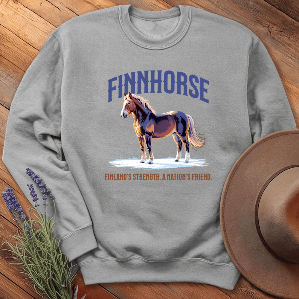 Breed Spirit, Finnhorse - Sweatshirt - Sport Grey